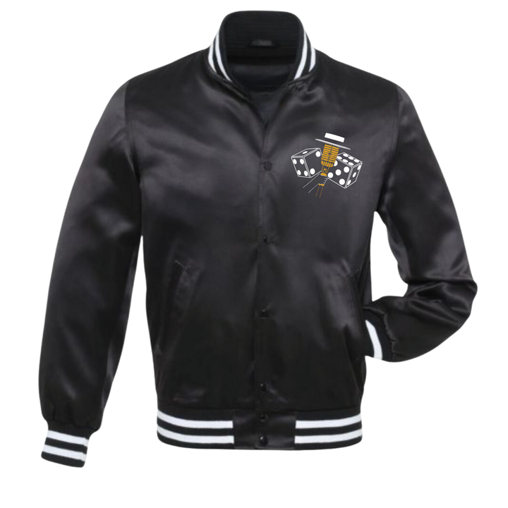 Black Las Vegas Satin Tour Jacket