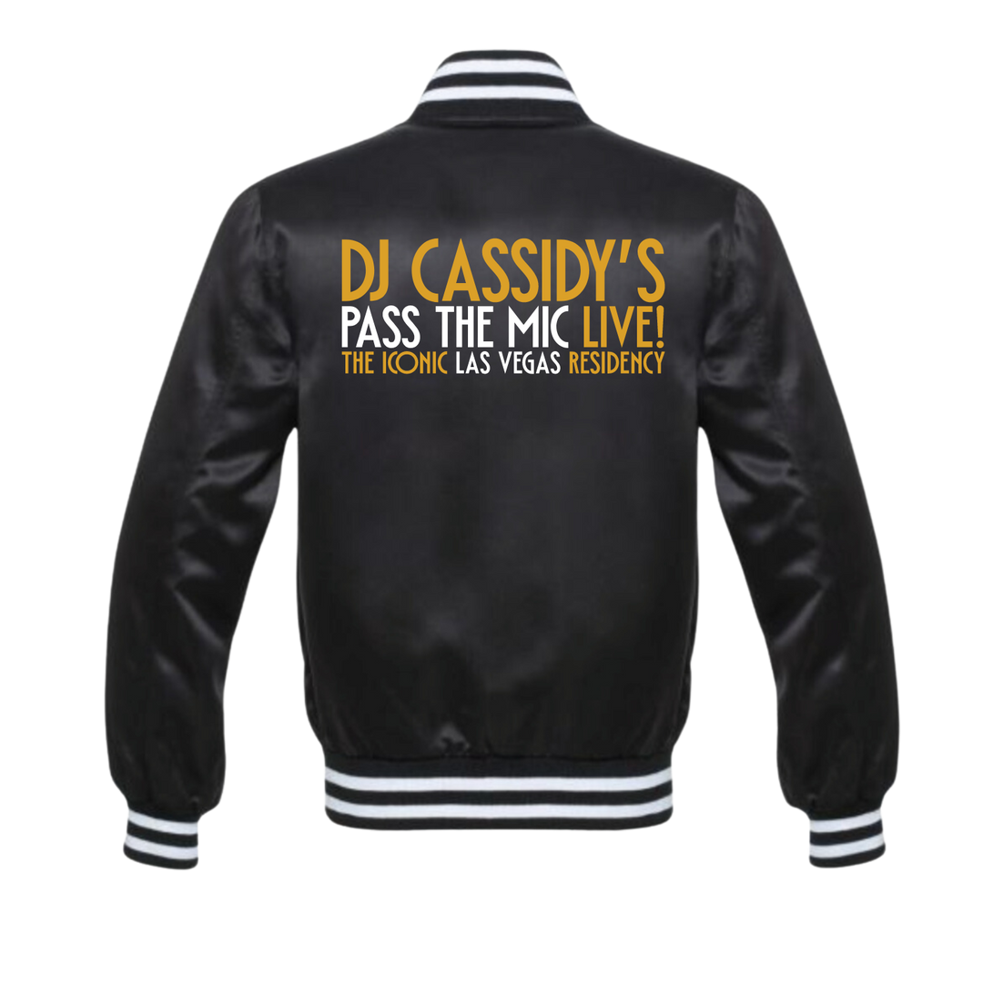 Black Las Vegas Satin Tour Jacket