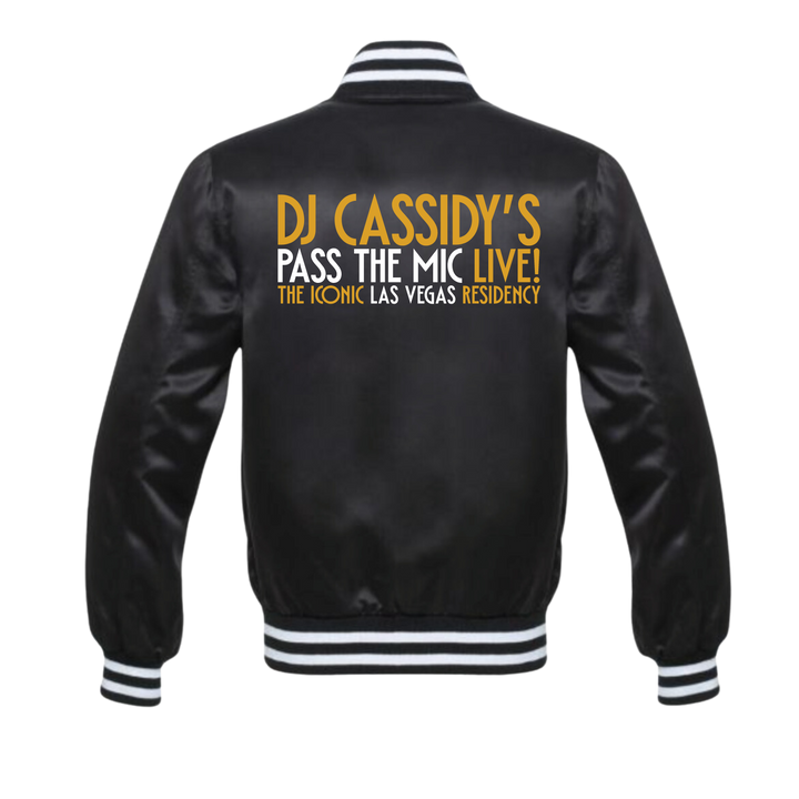 Black Las Vegas Satin Tour Jacket